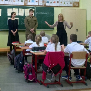 Lekcja otwarta "Aleksandra Piłsudska - patronka Szkoły Podstawowej nr 2 w Suwałkach" - 15 stycznia 2019 r.